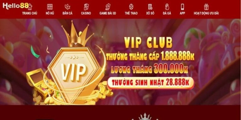 Khuyến mãi HELLO88 độc quyền dành cho thành viên VIP